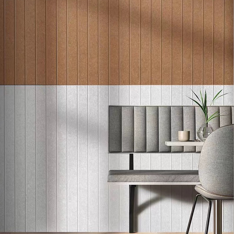 Vật liệu ECO tái chế 100% Pet nỉ Sợi Polyester Tấm cách âm Tấm tường chống cháy Tấm cách âm Sản xuất tấm bảng điều khiển