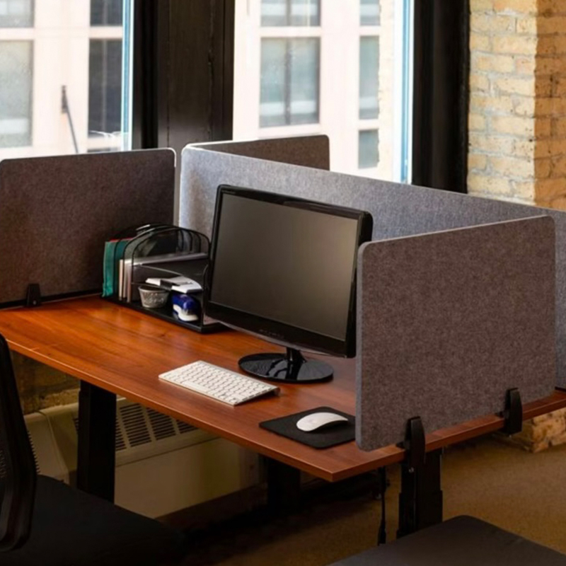 Bộ chia bàn bằng sợi polyester thân thiện với môi trường Spesonic Màn hình bàn bằng sợi polyester hấp thụ âm thanh