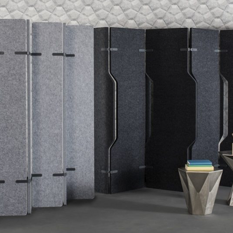 Vách ngăn văn phòng thân thiện với môi trường chất lượng cao Hình dạng lá có thể di chuyển Vách ngăn phòng Hấp thụ âm thanh cao Thiết kế hiện đại có thể tùy chỉnh