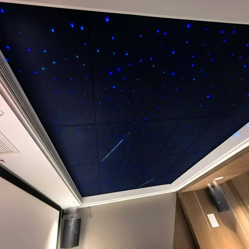 Bảng điều khiển âm thanh sợi quang đầy màu sắc cho các khách sạn hiện đại Điều khiển từ xa Thiết kế đồ họa căng nhiệt ánh sáng xung quanh ngôi sao Bảng điều khiển âm thanh sợi quang đầy màu sắc cho các khách sạn hiện đại Điều khiển từ xa Thiết kế đồ họa căng nhiệt ánh sáng xung quanh ngôi sao