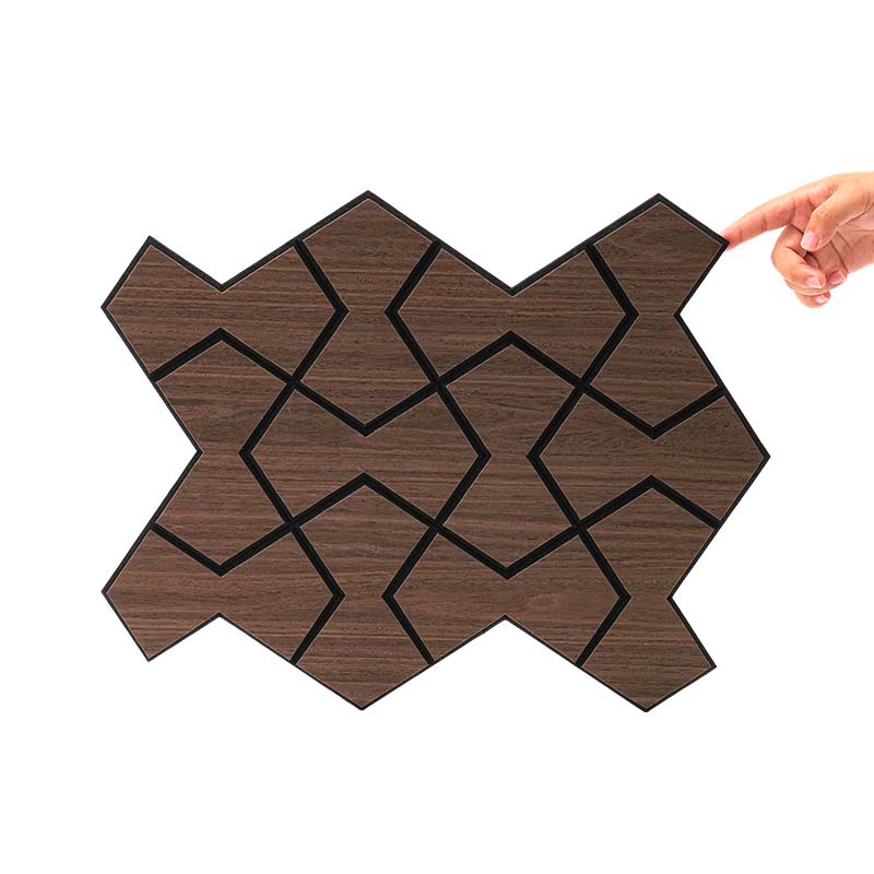 Tấm ốp tường bằng gỗ veneer Spesonic Acoustic cho trang trí tường và trần nội thất