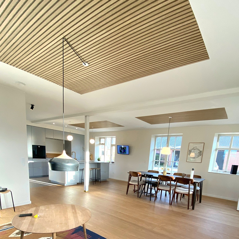 Akupanel Design Tấm tường cách âm bằng gỗ Mô hình 3D Thanh gỗ cách âm cho gia đình Khách sạn Trường học Rạp chiếu phim Bệnh viện sử dụng