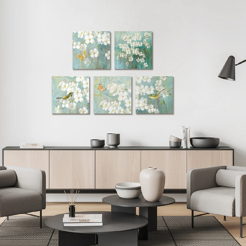 Tranh dán tường cách âm truyền nhiệt phong cách hiện đại - HD, Hấp thụ âm thanh, cho phòng ngủ/phòng khách