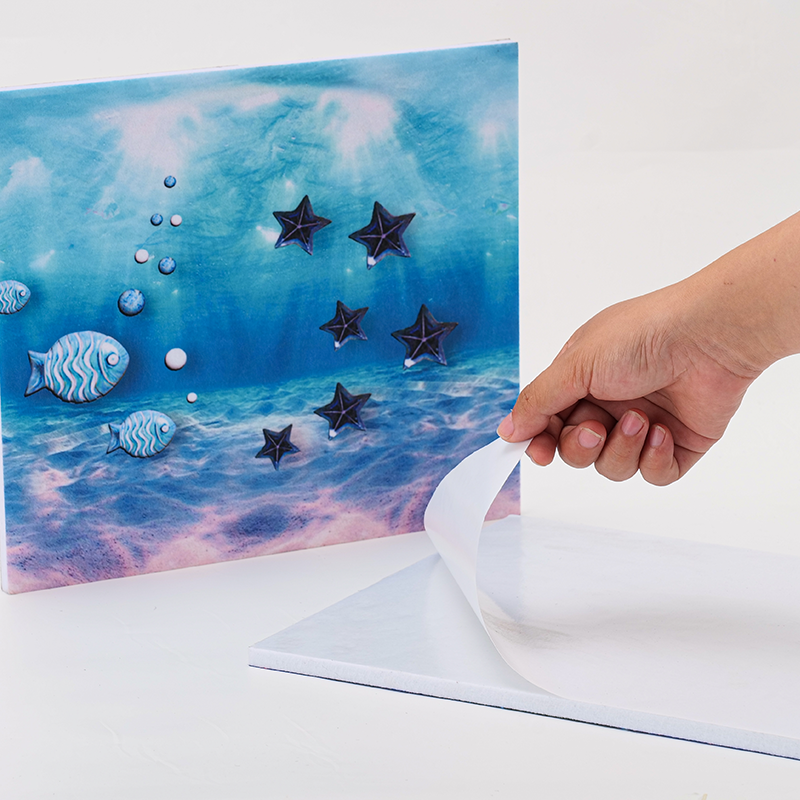 Tấm tranh tường truyền nhiệt tùy chỉnh nhẹ - Có thể in, tự dính, cách âm cho hành lang