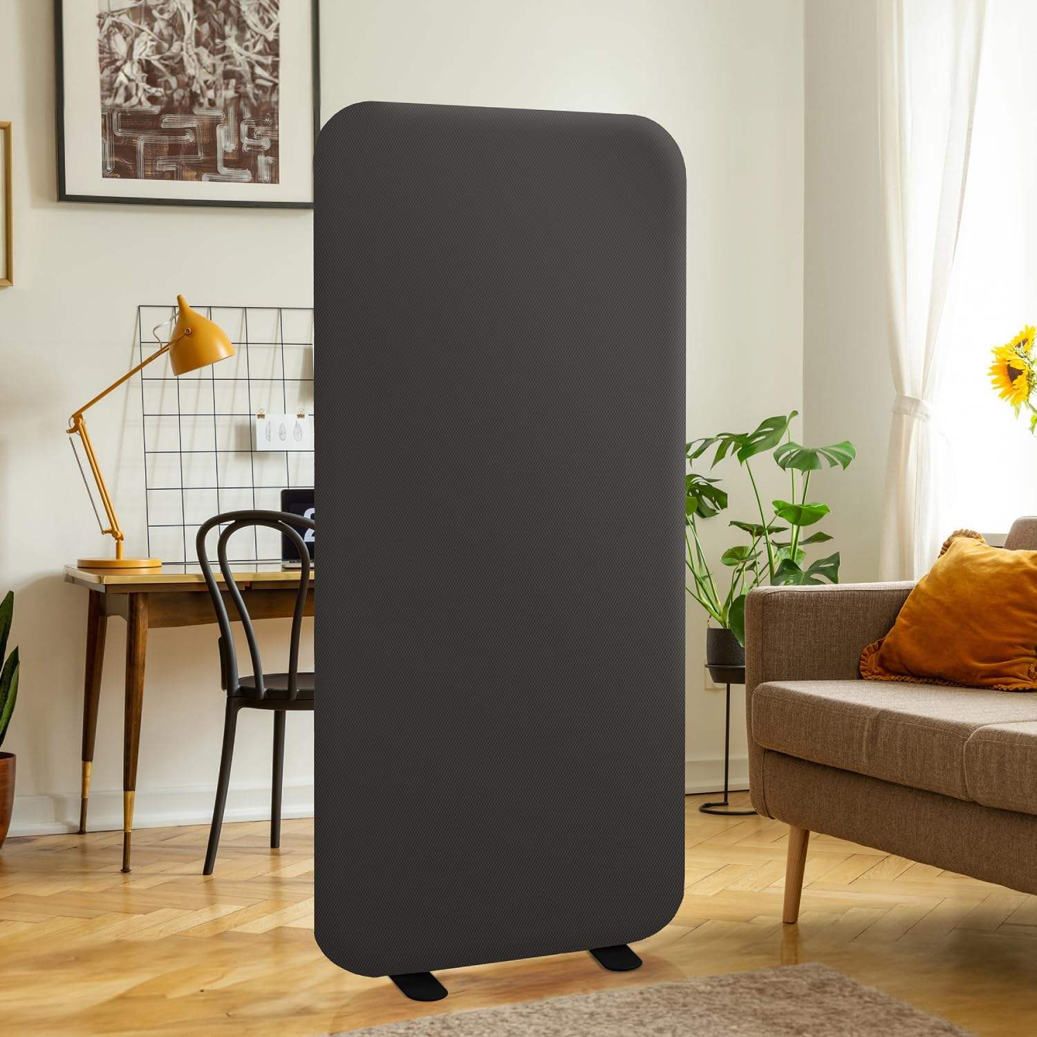 Màn hình phân vùng cách âm Hiện đại cho thiết kế văn phòng & gia đình Bộ chia phòng bằng vải polyester đặt trên sàn Nội thất văn phòng Bộ chia trường học